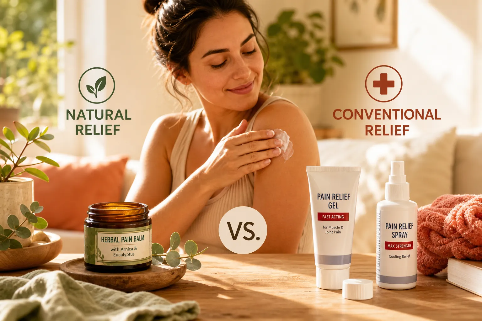 Topical Pain Relief: Natural vs. Conventional Options Compared