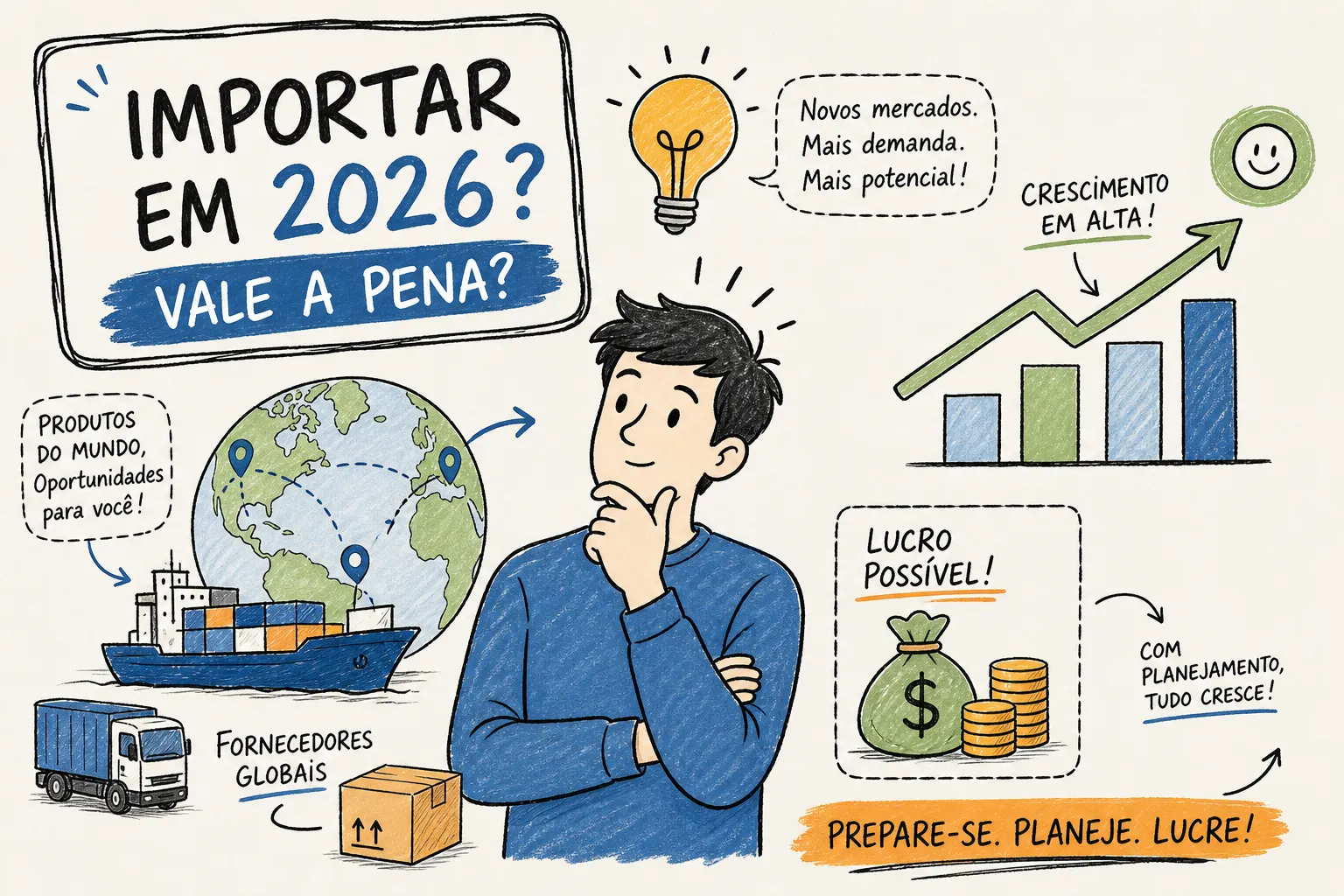 Vale a pena montar um negócio de importação em 2026?