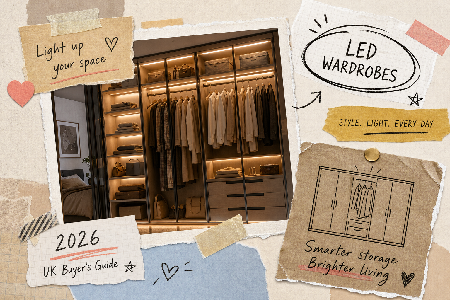 Wardrobes with LED lights: the UK buyer's guide (2026)