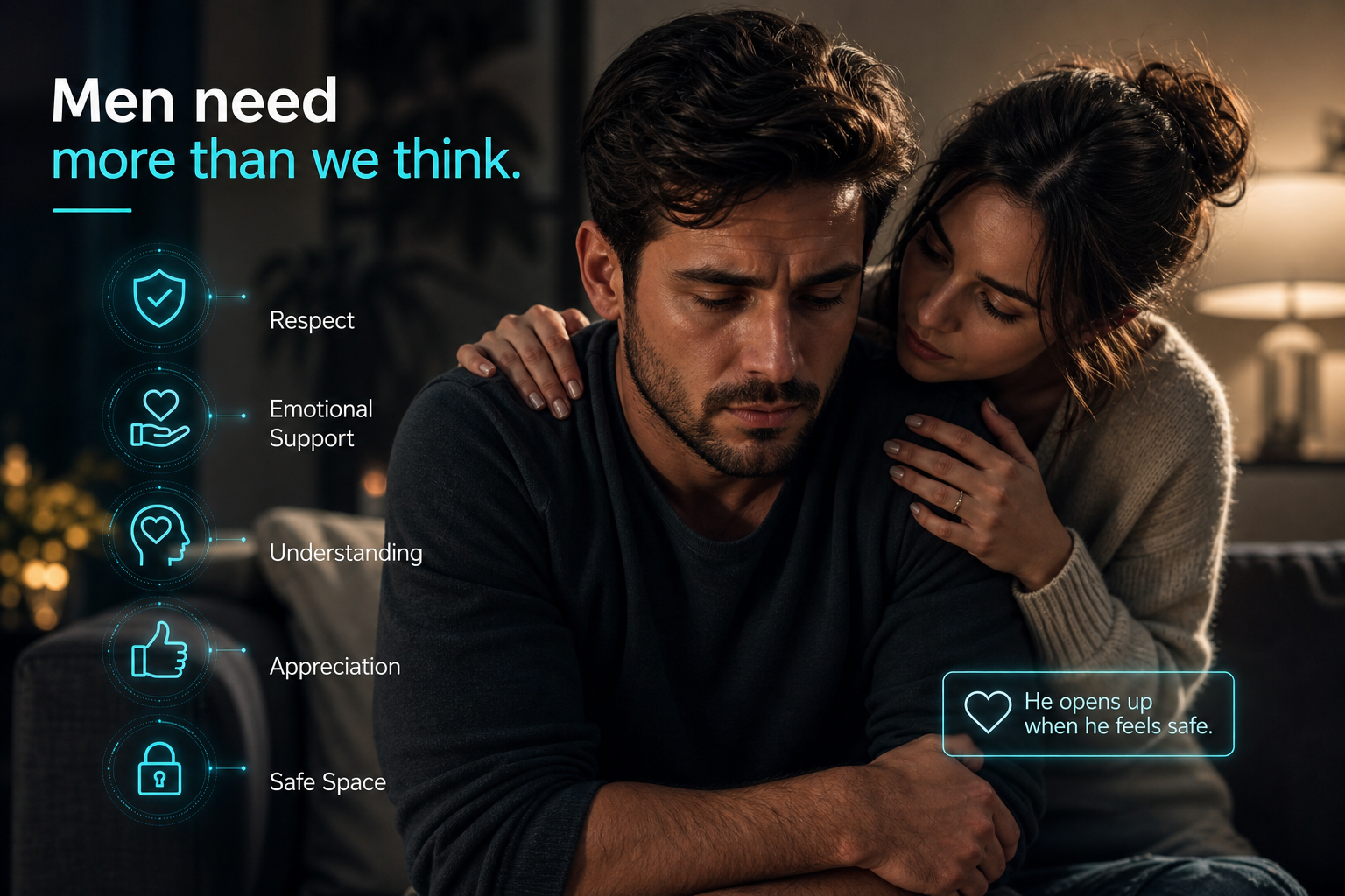 What Men Need Emotionally: 9 Quiet Needs