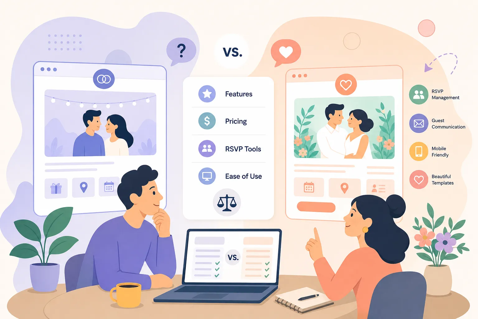 Zola vs My Joyfullday: Which Wedding Website Wins?